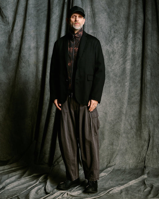 venetian stripe single jacket