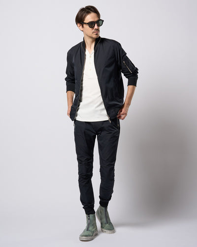 tuck rib pants