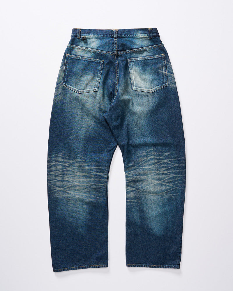 グ*ン様 W172 wjk banana denim pants L インディゴ グ*ン様 W172 wjk banana denim pants L インディゴ - メルカリ