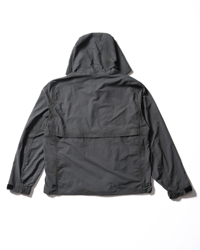 textured nylon short witch blouson