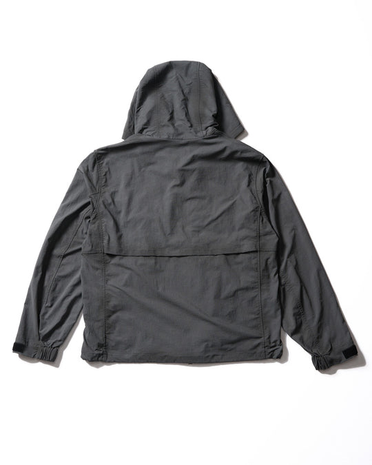 textured nylon short witch blouson