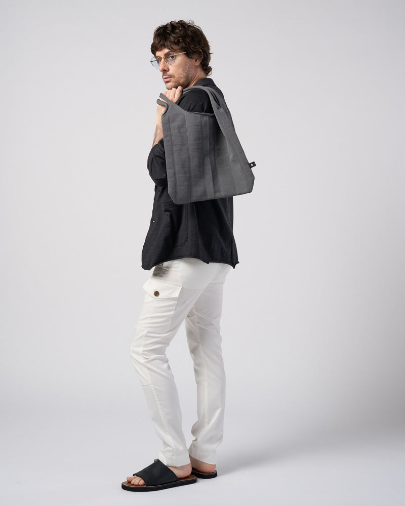 fine satin slim cargo