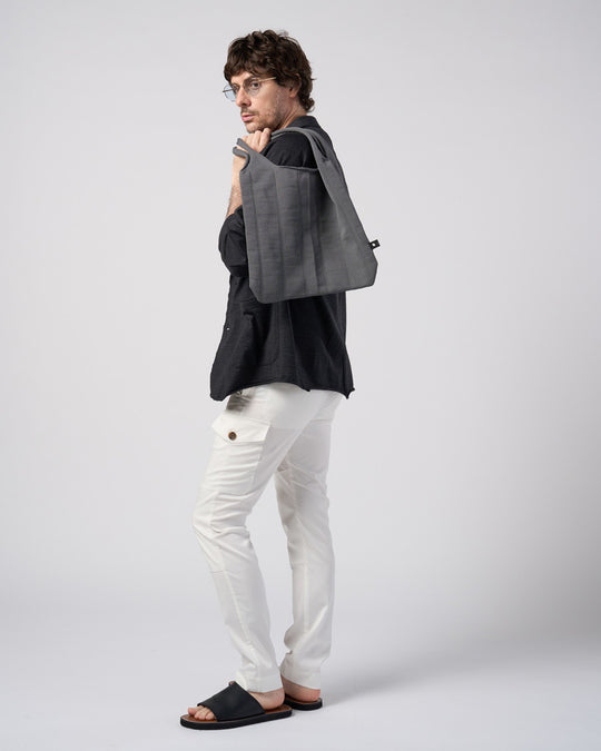 fine satin slim cargo