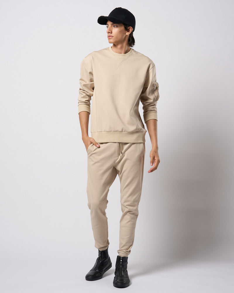 basic rib sweat pants