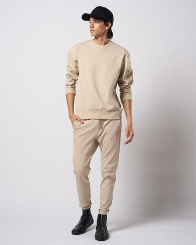 basic rib sweat pants
