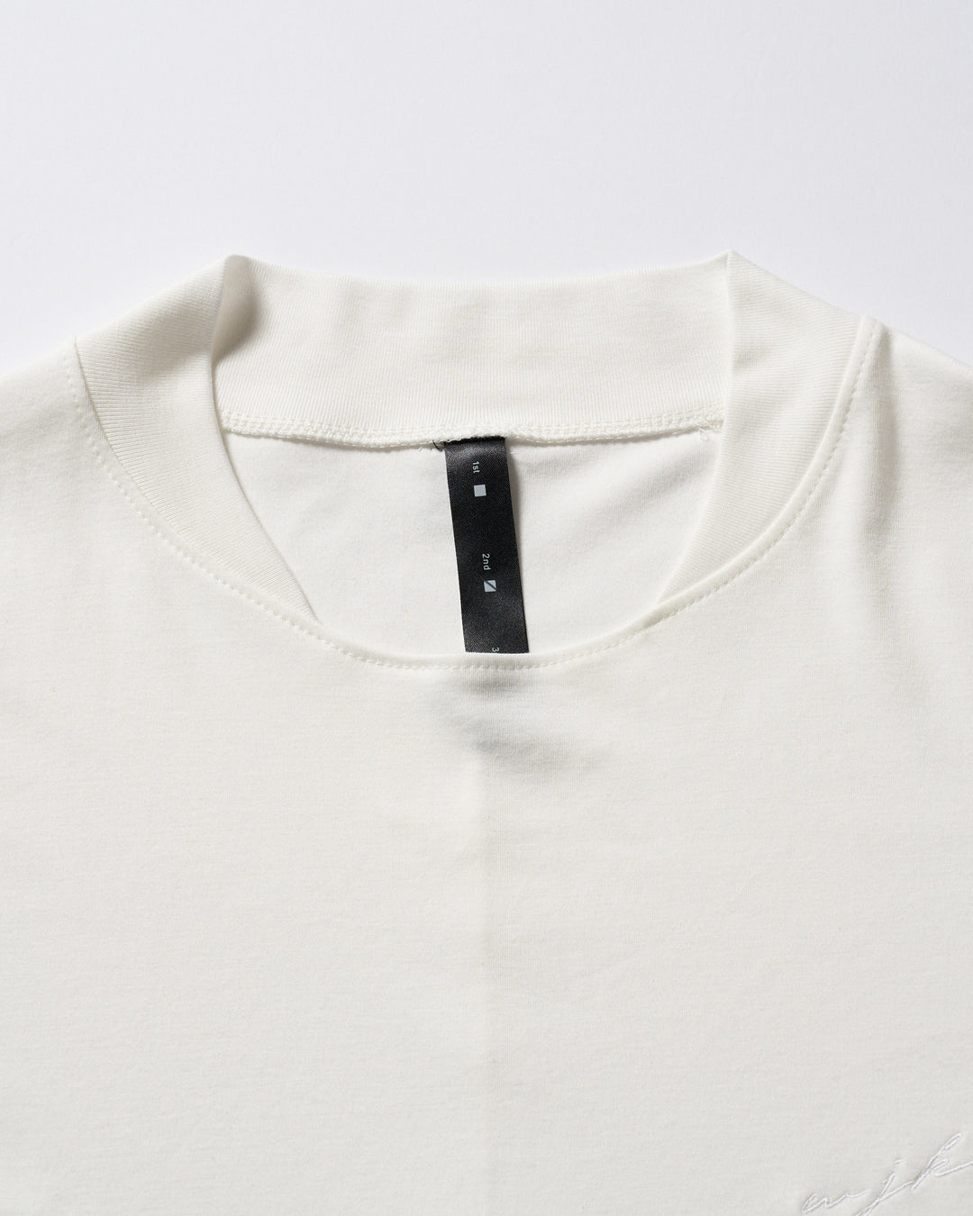 luxury cotton high back neck S/S