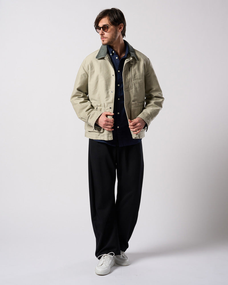 venetian stripe wide banana slacks