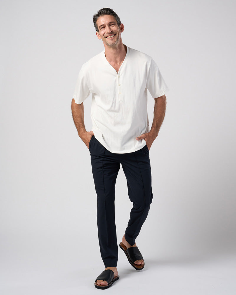 luxury cotton smart collar S/S
