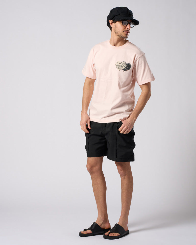 bandana panel heart T