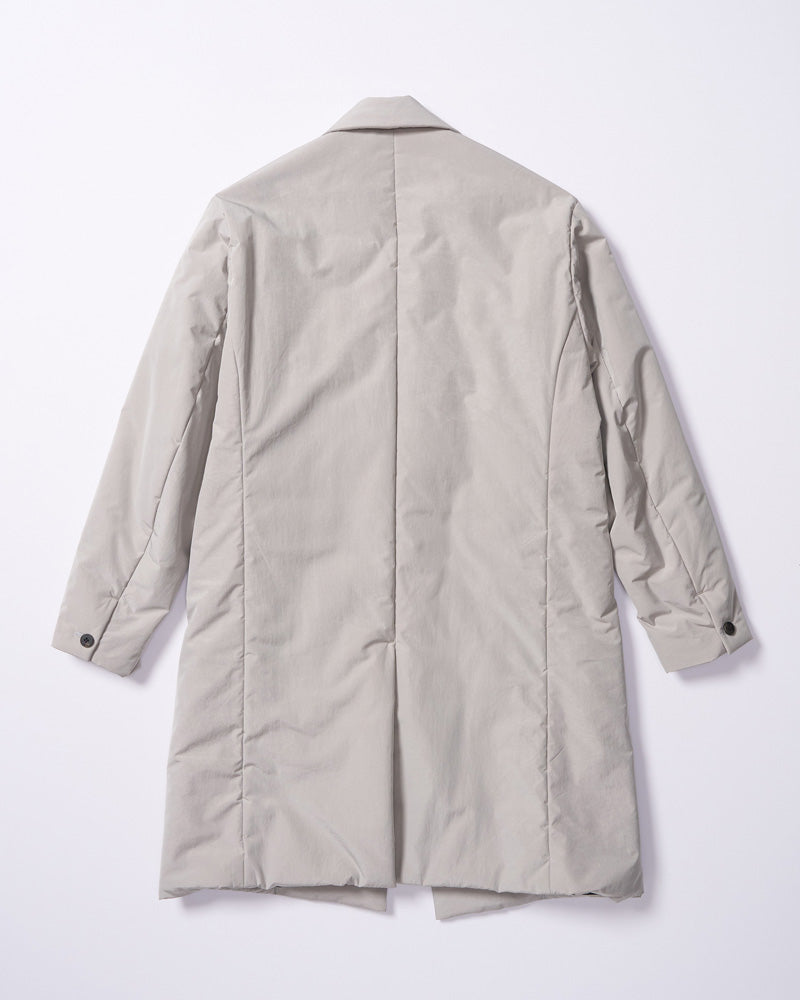 double breasted solid coat
