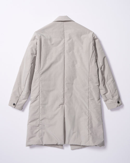 double breasted solid coat