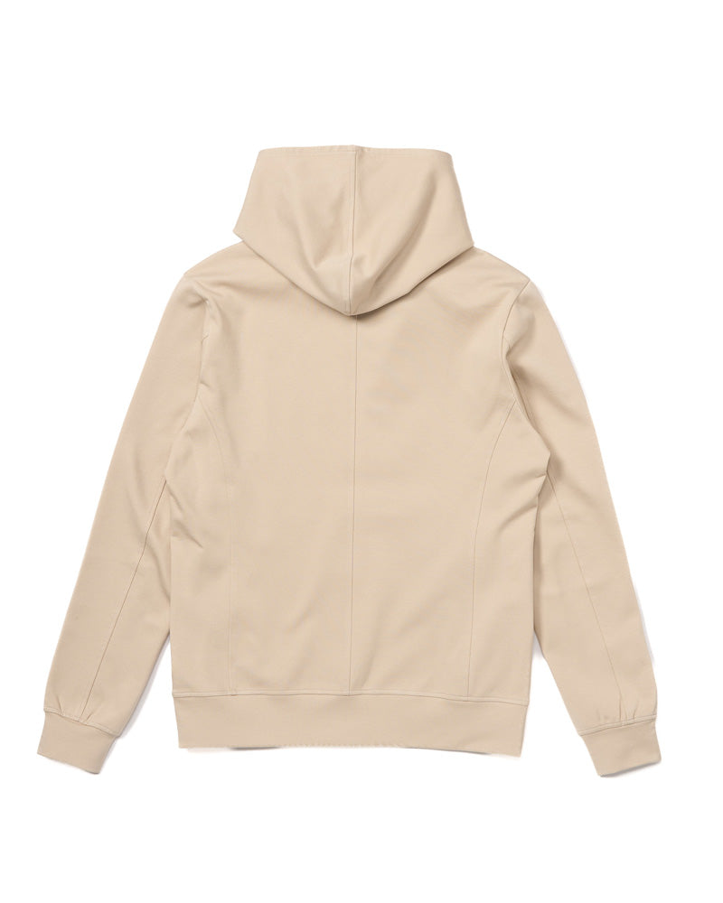 high neck zip-up parka