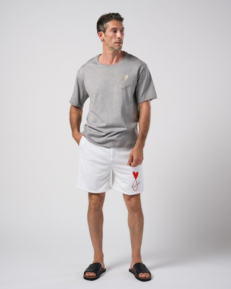 【Maison Honoré Paris × wjk】heart fish cut-off S/S