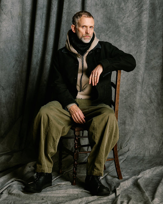 heavy moleskin short coverall jacket