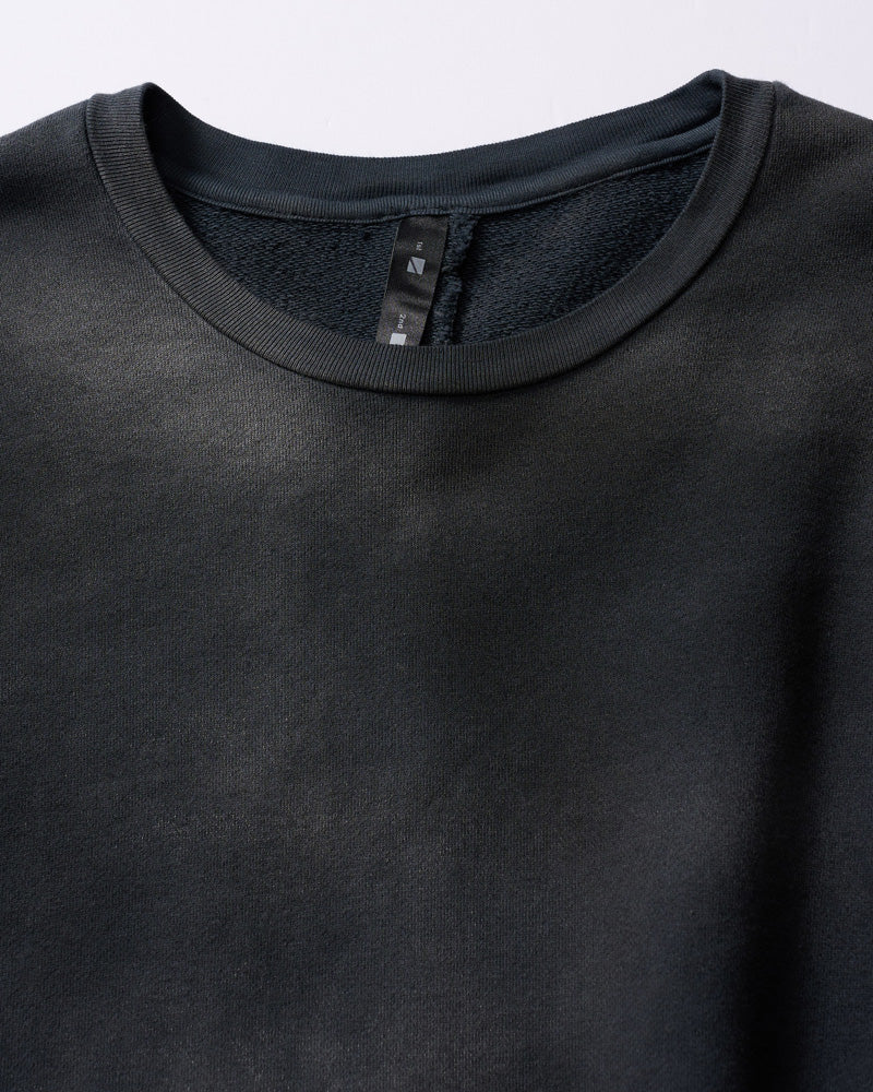 fade cut-off sweatshirt