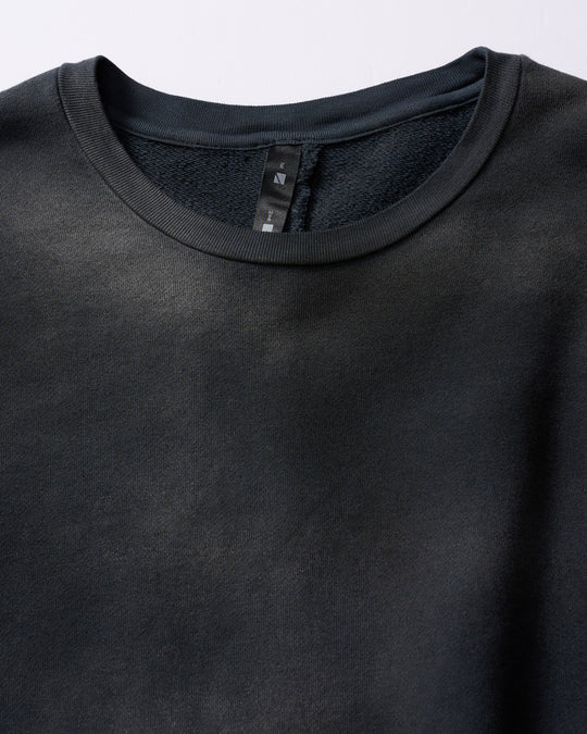 fade cut-off sweatshirt