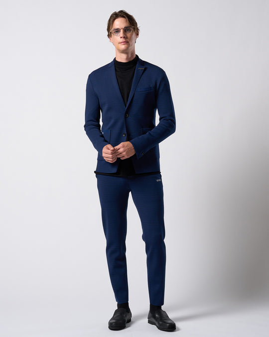 【muta × wjk】function knit easy slacks(jacquard check)