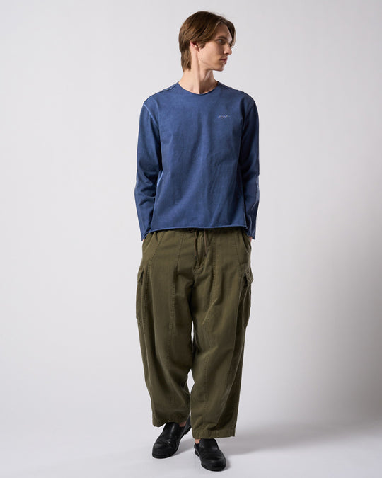 tight jersey cut-off L/S