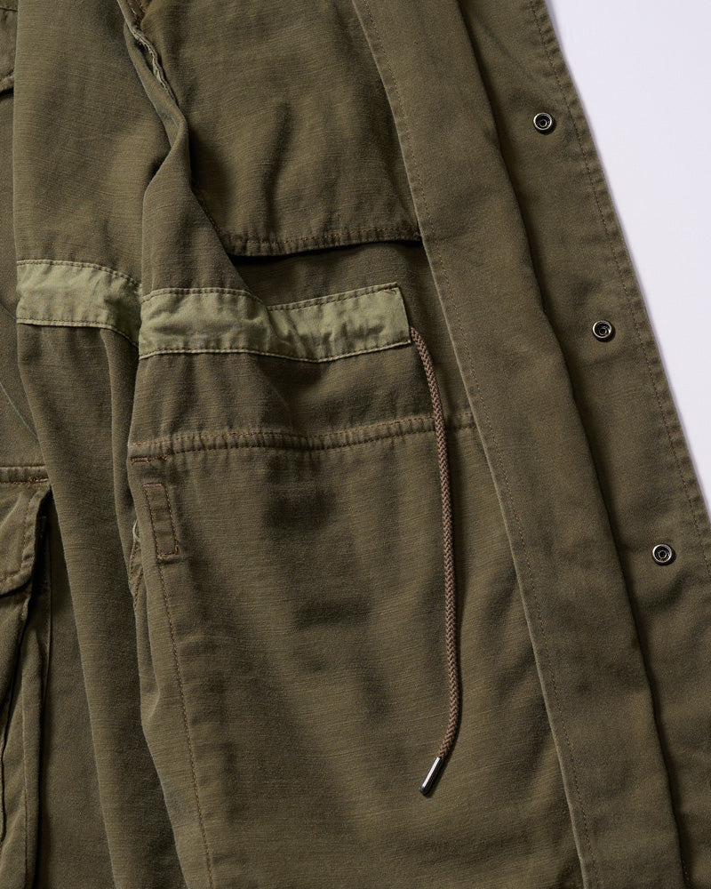 sulfur dyed M47 shirt jacket