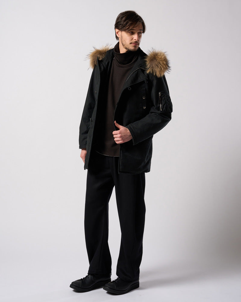 back boa cut-off highneck