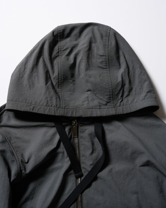 textured nylon short witch blouson