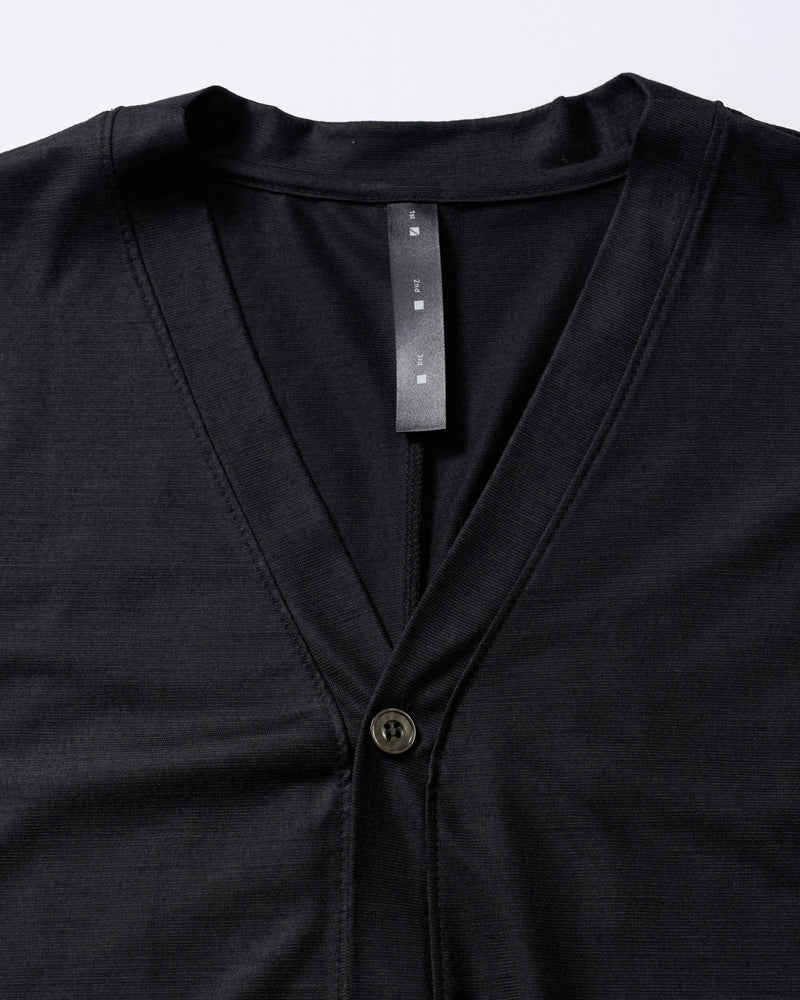 ex.comfy wool middle cardigan