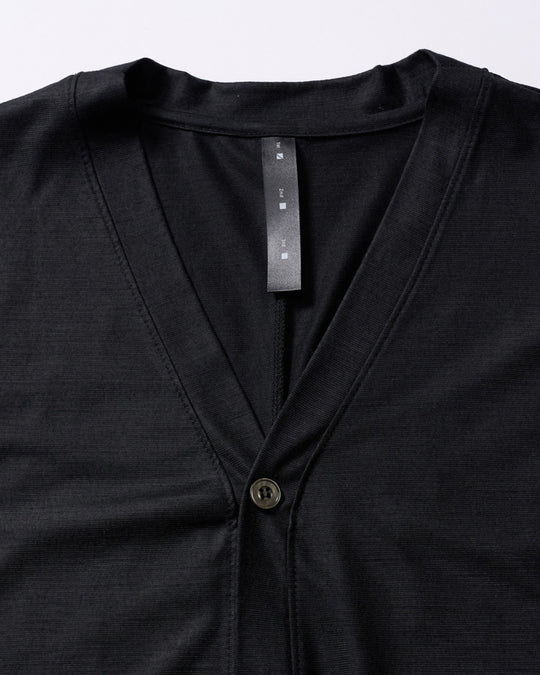 ex.comfy wool middle cardigan