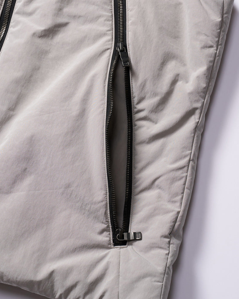 solid zip vest