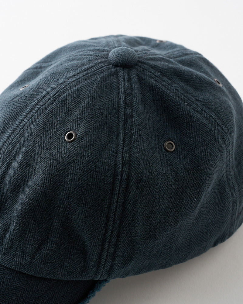 cotton linen herringbone aging B.B.cap