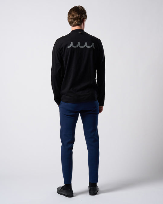 【muta × wjk】cut-off mock-neck L/S(printed)
