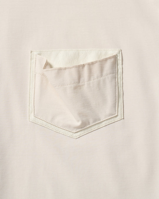 drawstring leather pocket S/S