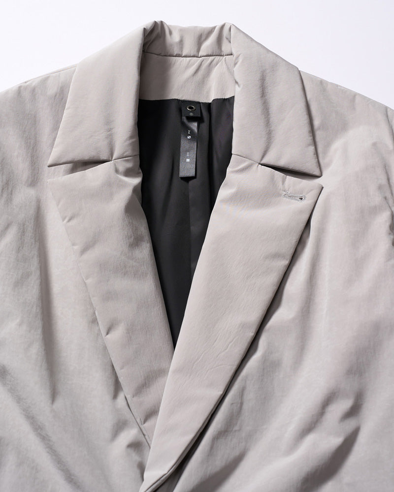 double breasted solid coat