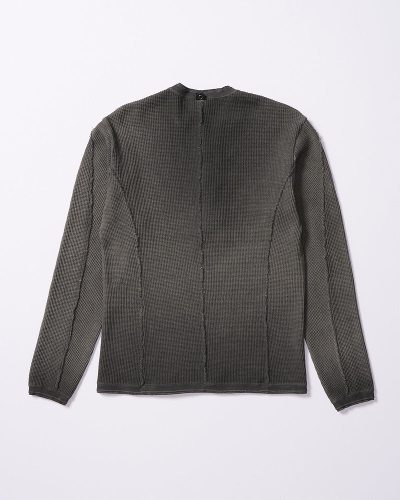 waffle henley L/S