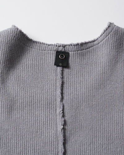 quarter-knit key neck H/S