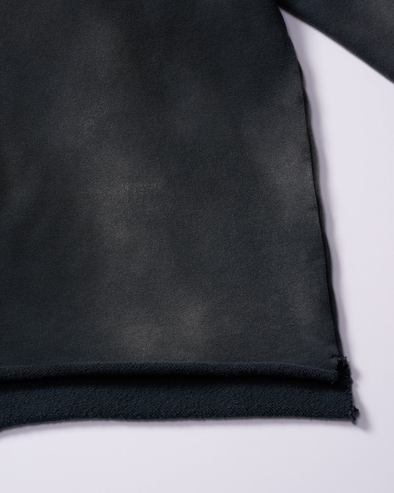 fade cut-off sweatshirt