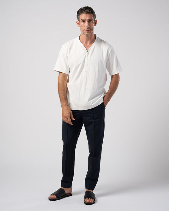 luxury cotton smart collar S/S