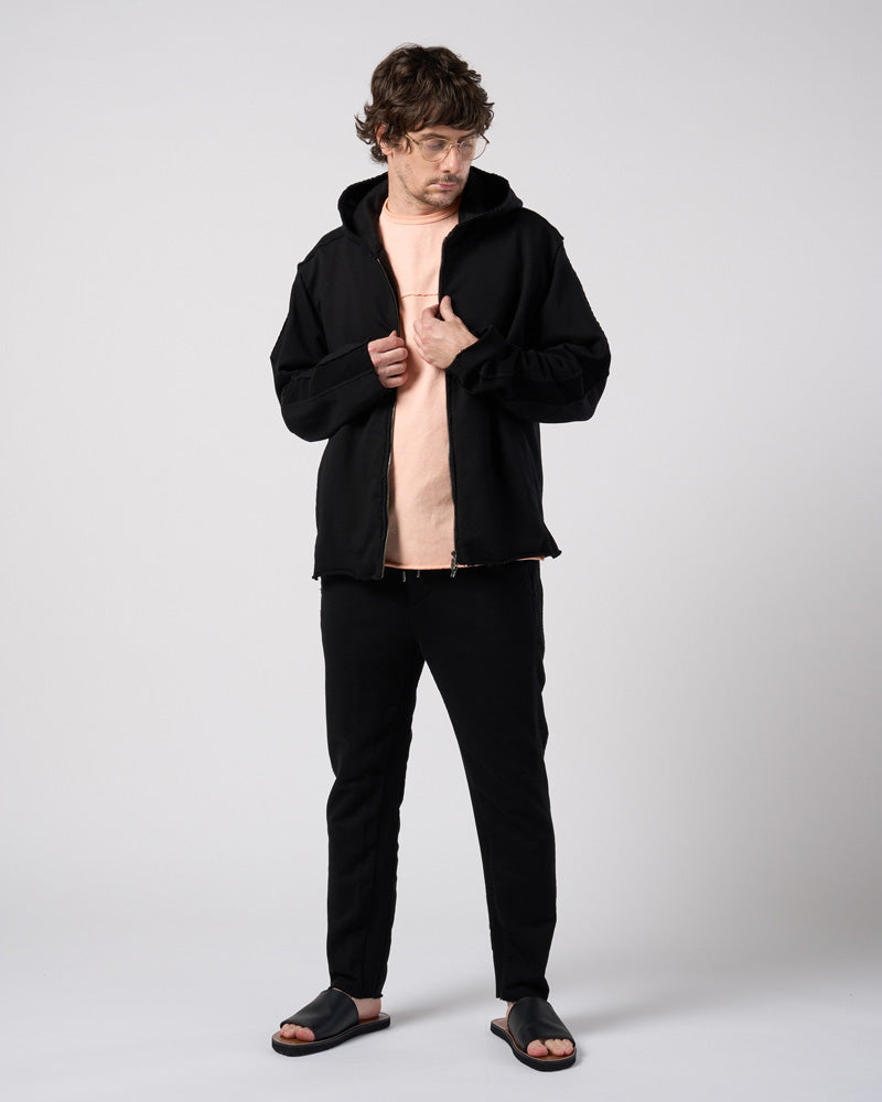 compact urake cut-off line pants