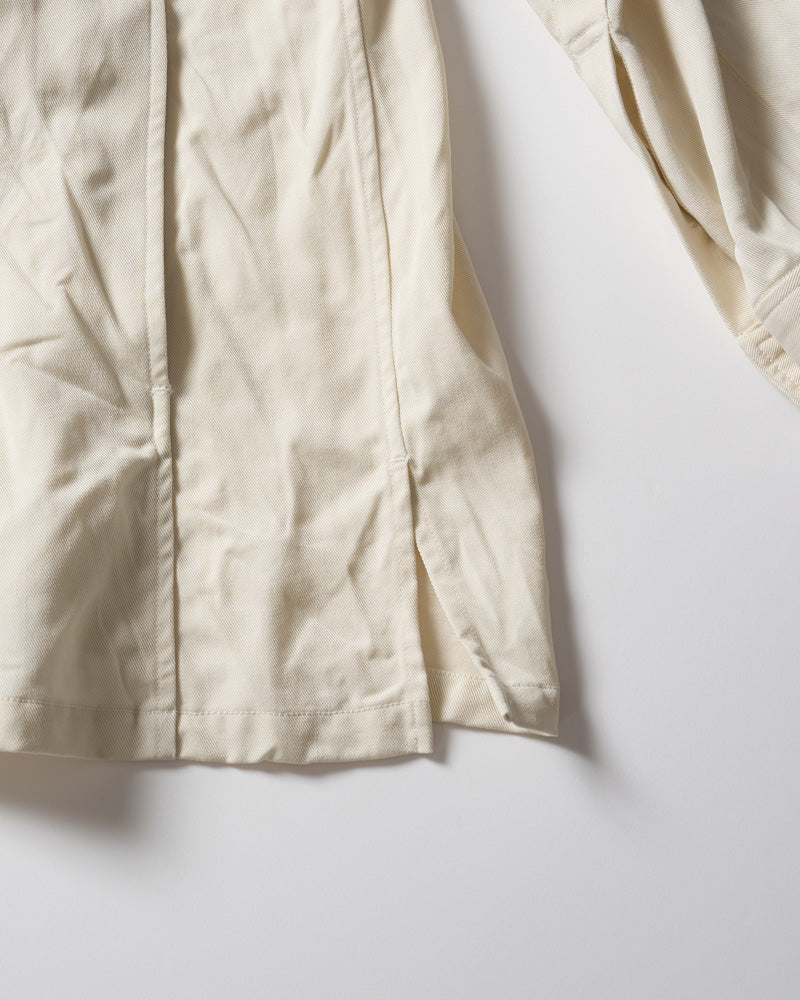 band collar shirt coat