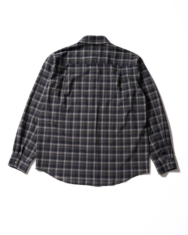 airy wool voile shirt