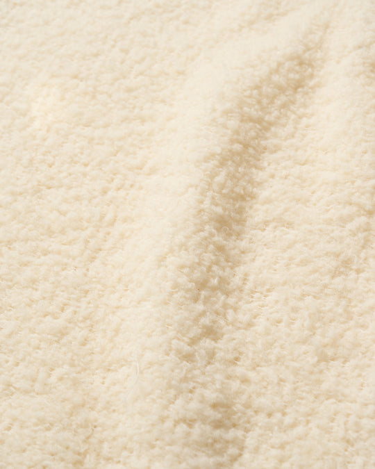 fancy yarn crew-neck knit