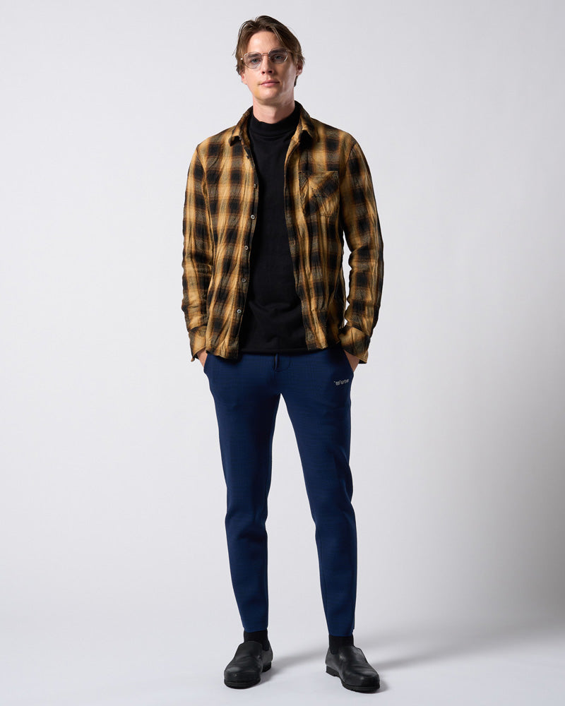 【muta × wjk】function knit easy slacks(jacquard check)
