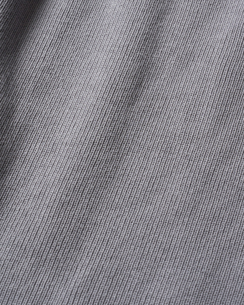 quarter-knit key neck H/S