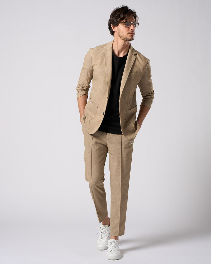 【muta × wjk】smart pin-tuck slacks