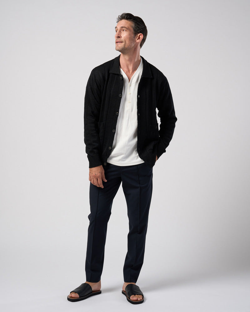 luxury cotton smart collar S/S