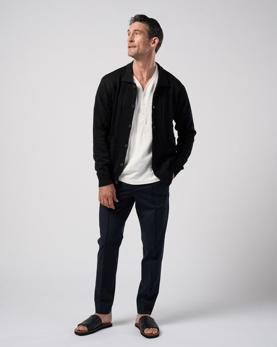 luxury cotton smart collar S/S