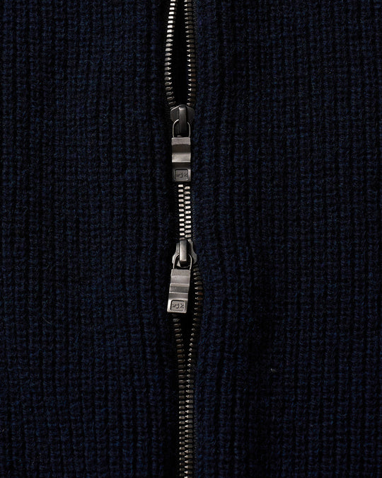 lomond×powder zip-up knit