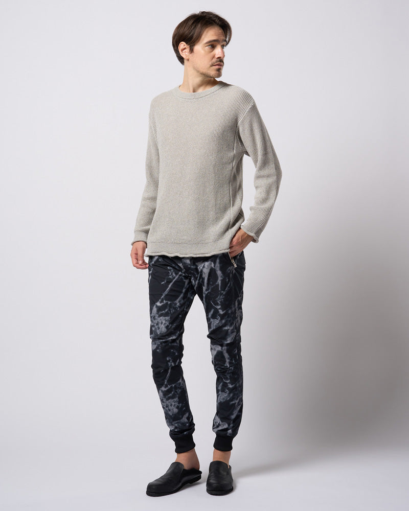 tuck rib pants