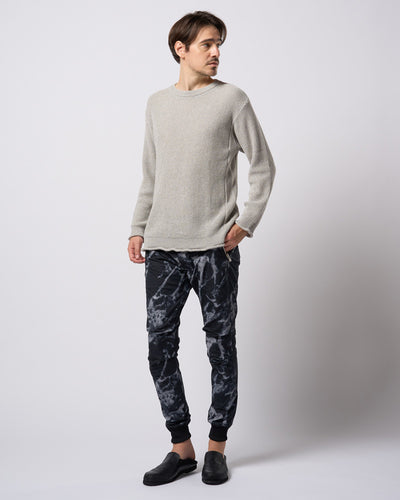tuck rib pants