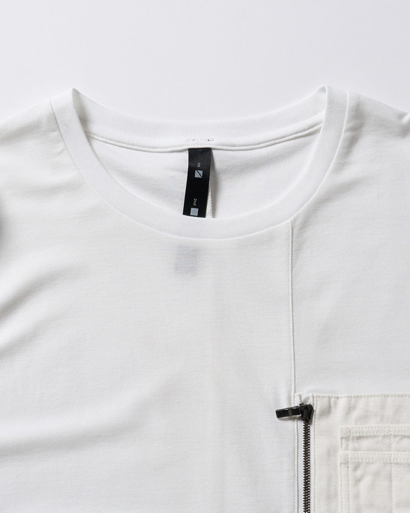 contrast pocket pull-over