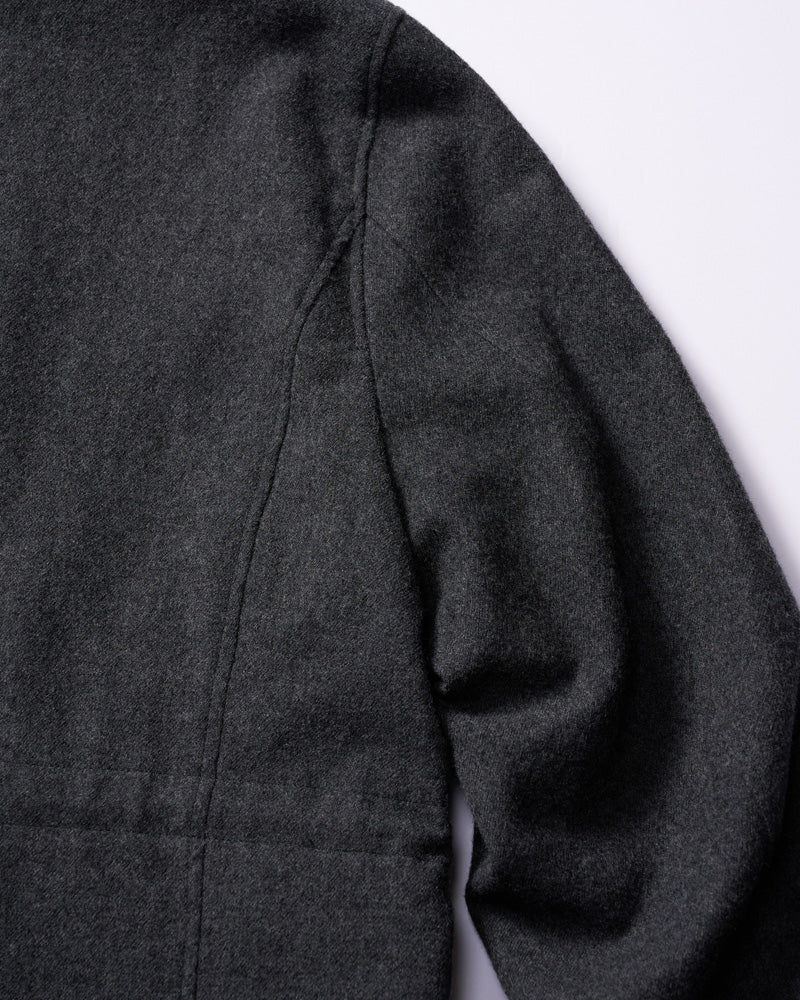 milled wool field jacket